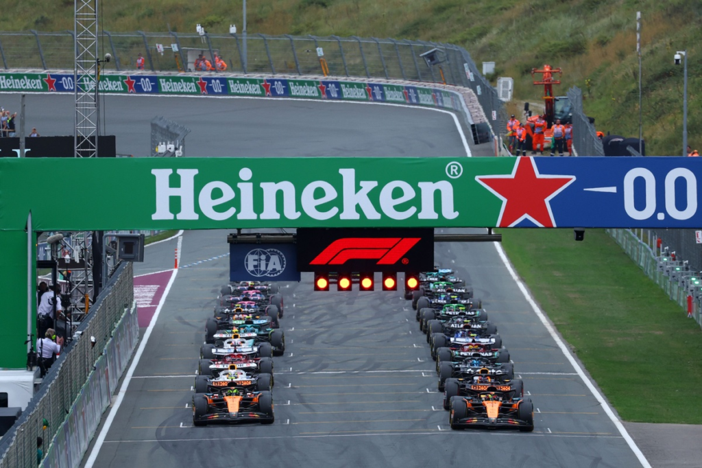Orden de salida de la carrera sprint de F1 en Zandvoort #F1 #FVDigital