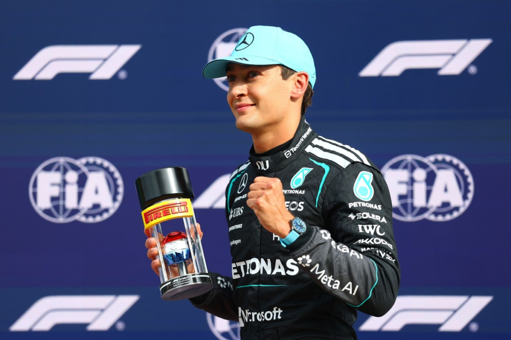 Russell vuelve a sonreír tras el parón: “No me he olvidado de pilotar” #F1 #FVDigital