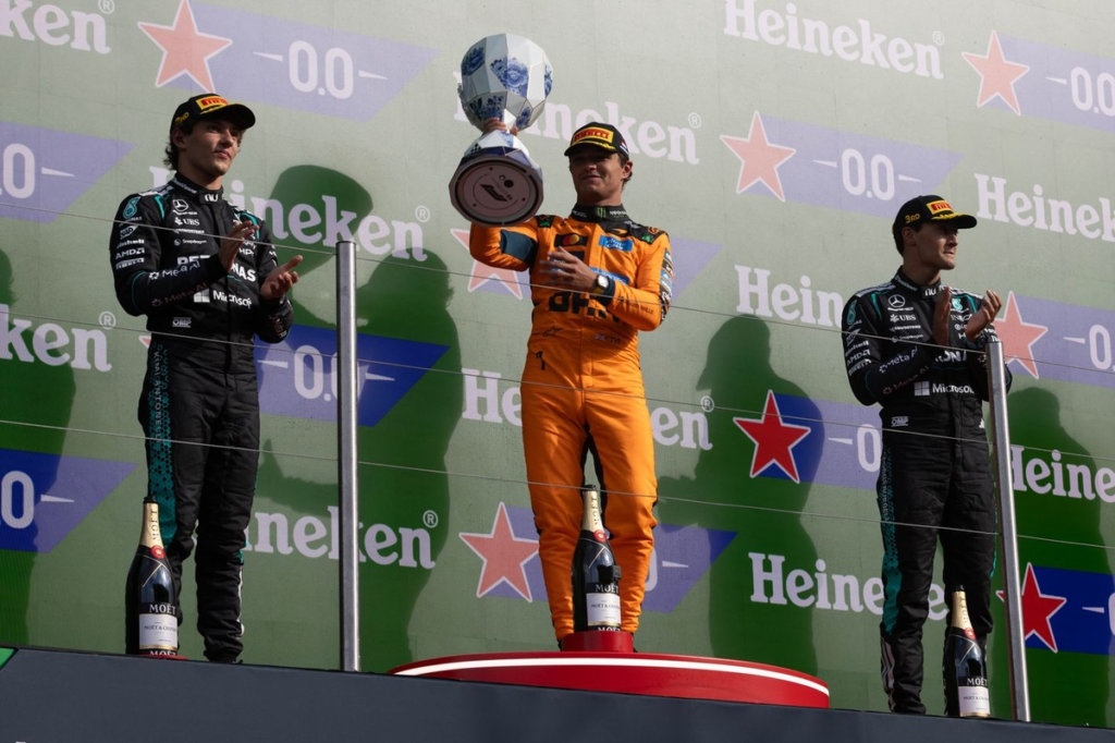 Norris contradice a Mercedes: “Son el equipo a batir; estoy haciendo mejor trabajo que todos” #F1 #FVDigital