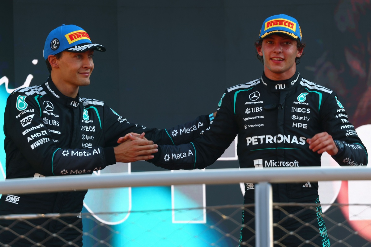 Russell ‘ni siquiera piensa’ en remontar el Mundial de F1: “Kimi lo tiene bajo control” #F1 #FVDigital