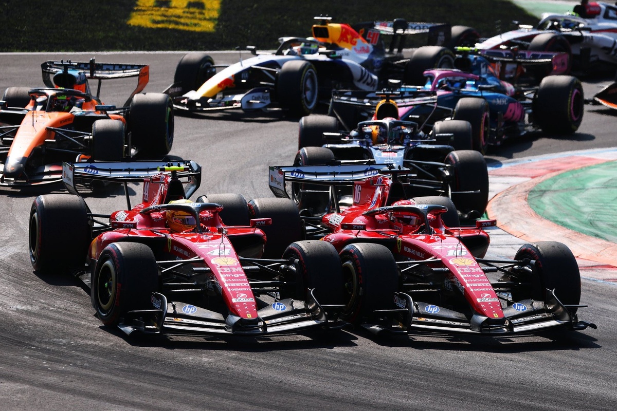 “Me pasé de la raya”: Leclerc asume la culpa del choque con Hamilton en Monza #F1 #FVDigital