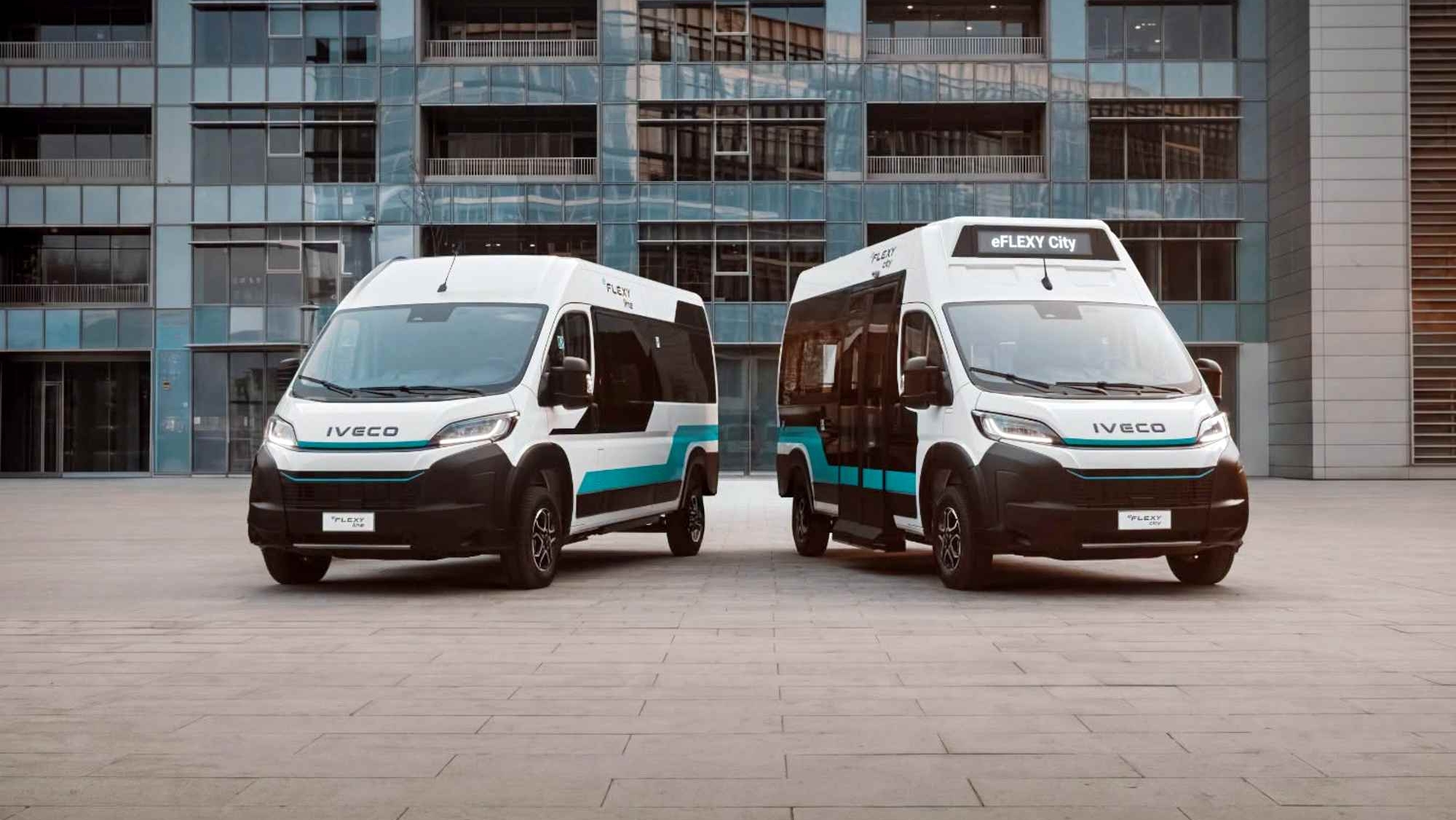 275 CV, 300 km de autonomía y hasta 17 pasajeros: así es el Iveco eFLEXY