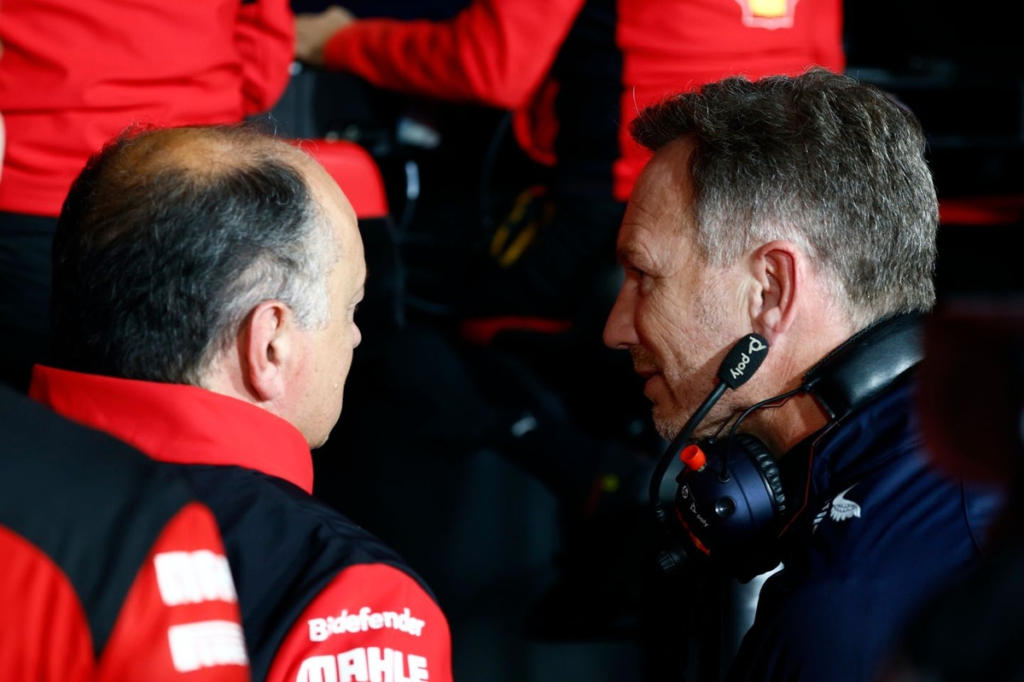 Vasseur, sobre los rumores de Horner y Ferrari: «Está buscando trabajo… en todas partes» #F1 #FVDigital