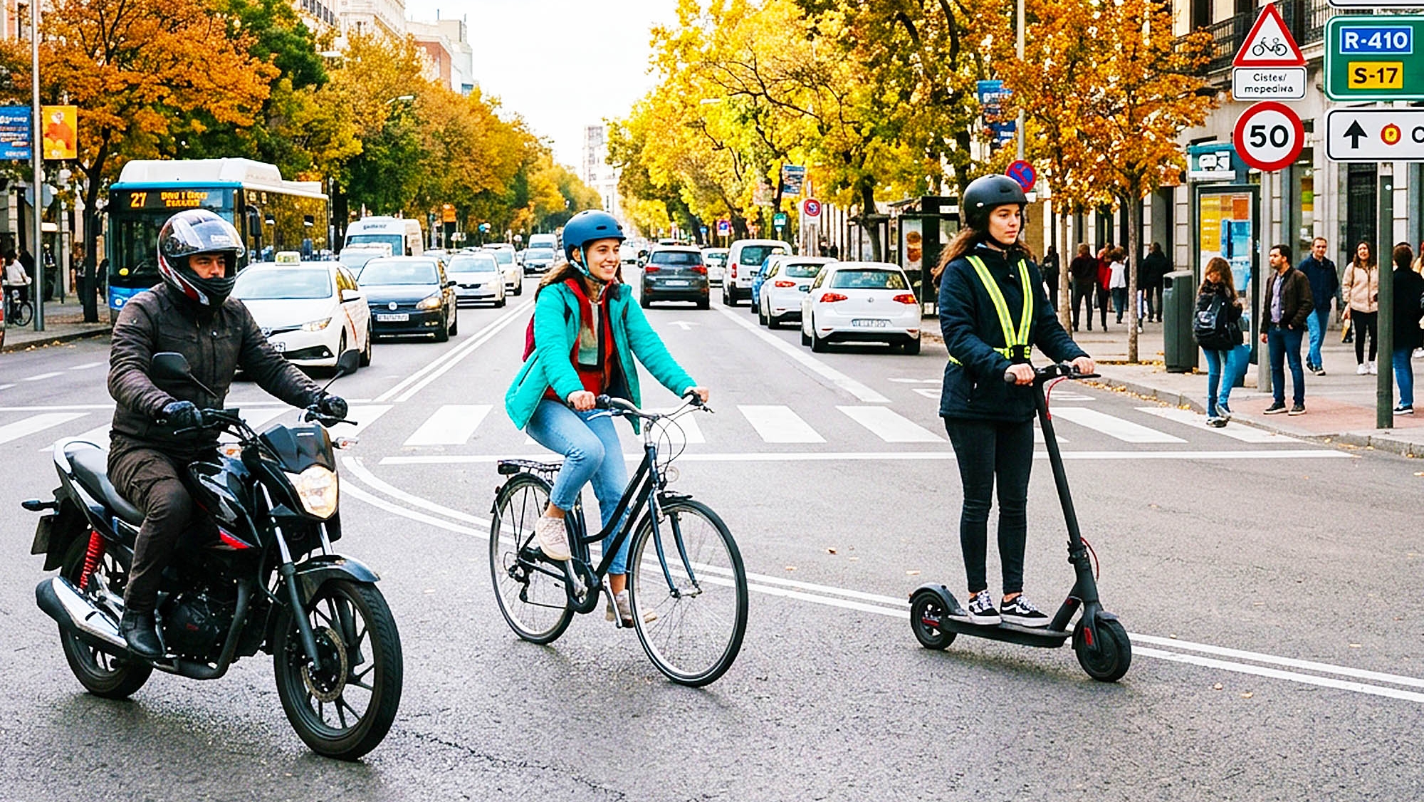 Si tienes moto, bicicleta o patinete esto te interesa: estas son las nuevas normas de la DGT que estarán en vigor a partir del 1 de octubre