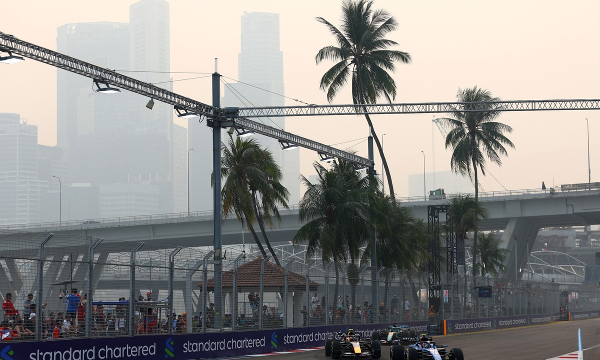 Carrera sprint de F1 en Singapur: a qué hora es, cómo verla y más #F1 #FVDigital