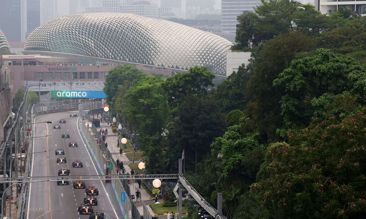 A qué hora es la carrera de F1 en Singapur y cómo verla #F1 #FVDigital