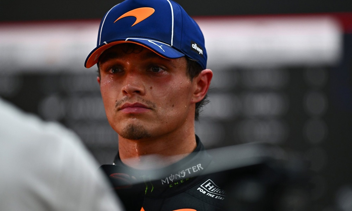 Norris explica el problema de McLaren en Singapur: «Si aprieto demasiado, estoy acabado» #F1 #FVDigital