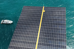 Dos plataformas de 500 kW con paneles solares hacen que Valencia sea pionera con esta instalación fotovoltaica flotante de España