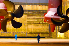 En Alemania construyen hélices silenciosas para proteger el ecosistema marino, pero no te dejes engañar, aquí no hay ningún motor eléctrico implicado