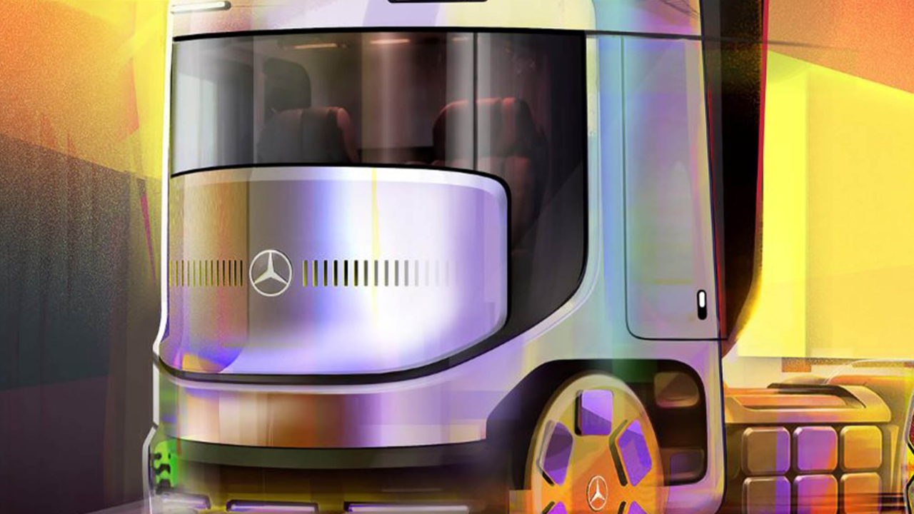Más allá de los camiones eléctricos del futuro Daimler Truck pronostica menos materiales, conducción autónoma y nuevas formas de transportar mercancías