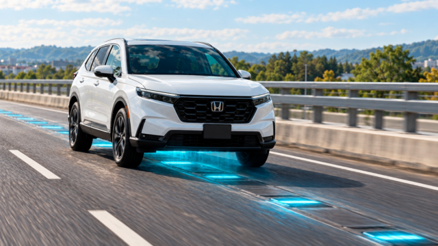 Honda convierte el asfalto en un cargador de 150 kW: Japón ya tiene fecha para probarlo en una autopista con camiones de 20 toneladas